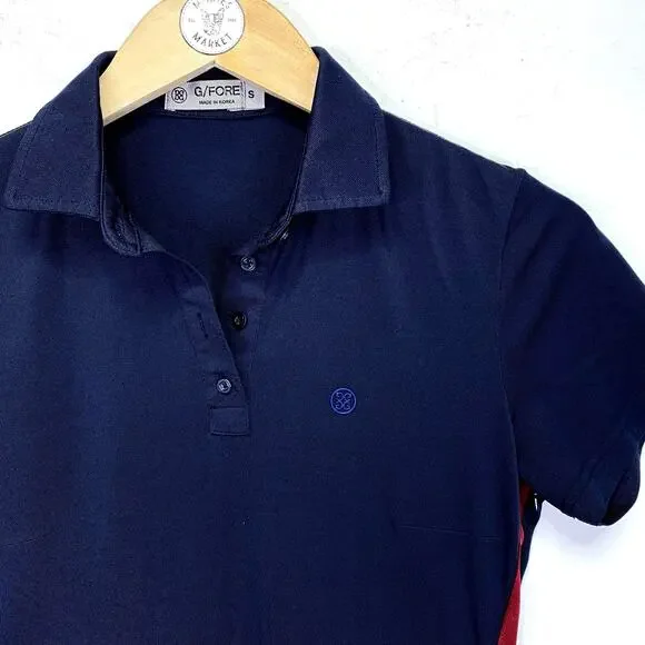 G/FORE Navy and Red Mini Dress - Picture 2 of 8